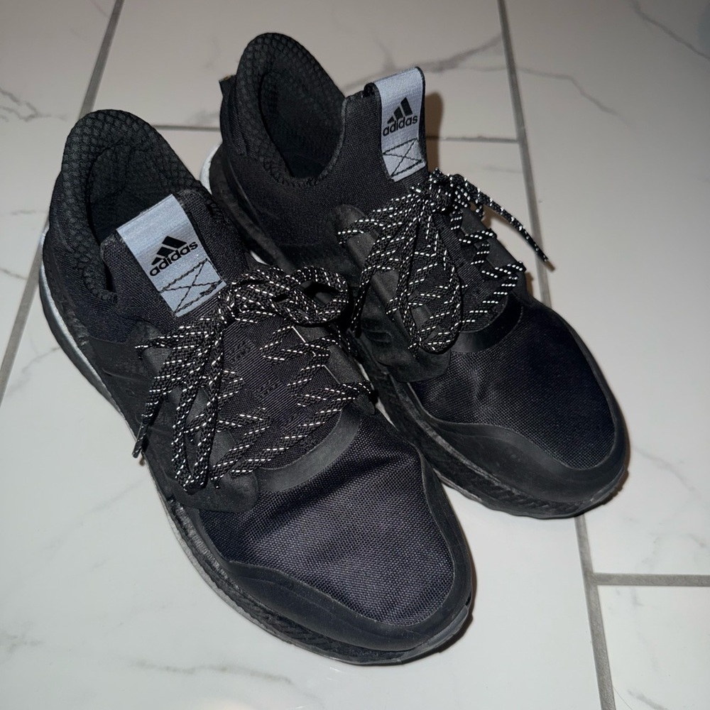 adidas black x_pls boost shoes